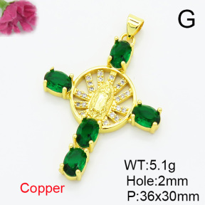 Fashion Copper Pendant  XFPC07016ablb-L002