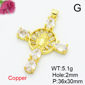 Fashion Copper Pendant  XFPC07018ablb-L002