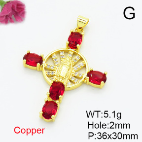 Fashion Copper Pendant  XFPC07020ablb-L002