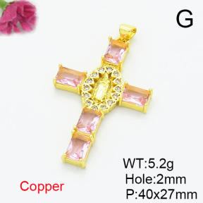 Fashion Copper Pendant  XFPC07027ablb-L002