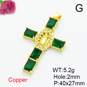 Fashion Copper Pendant  XFPC07029ablb-L002
