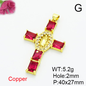 Fashion Copper Pendant  XFPC07033ablb-L002