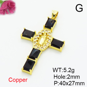 Fashion Copper Pendant  XFPC07035ablb-L002