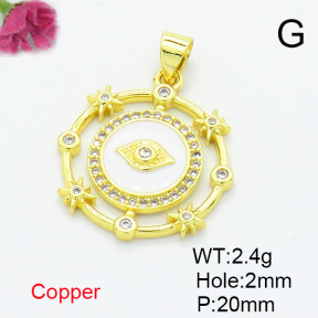 Fashion Copper Pendant  XFPC07056aajl-L002