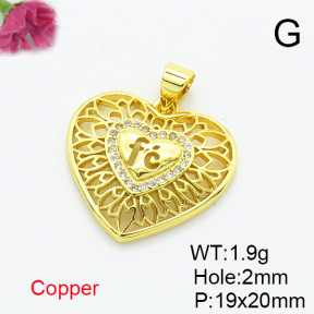 Fashion Copper Pendant  XFPC07060avja-L002