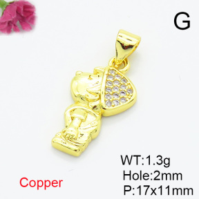Fashion Copper Pendant  XFPC07070vail-L002