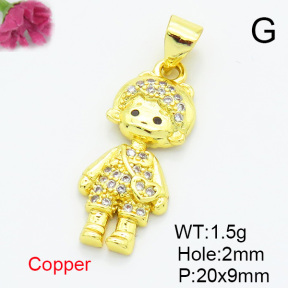 Fashion Copper Pendant  XFPC07072vail-L002
