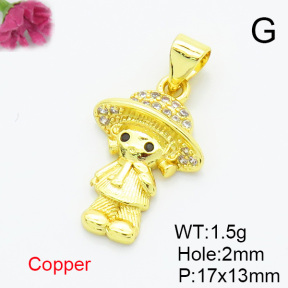 Fashion Copper Pendant  XFPC07084vail-L002