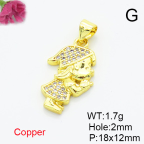 Fashion Copper Pendant  XFPC07086vail-L002