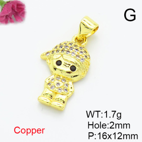 Fashion Copper Pendant  XFPC07088vail-L002