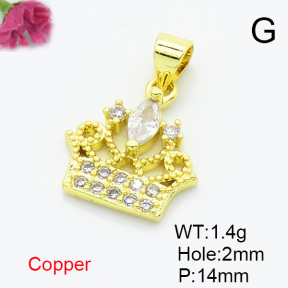 Fashion Copper Pendant  XFPC07090vail-L002