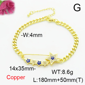Fashion Copper Bracelet  F6B405242bbov-L024
