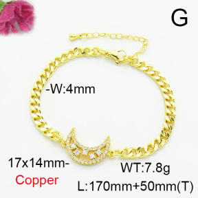 Fashion Copper Bracelet  F6B405246bbml-L024