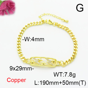 Fashion Copper Bracelet  F6B405247bbml-L024