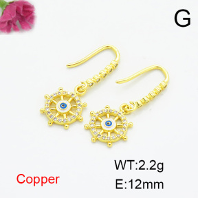 Fashion Copper Earrings  F6E404032vbnb-L024