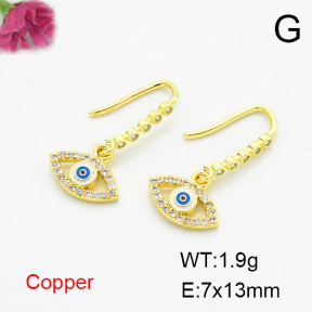 Fashion Copper Earrings  F6E404036vbnb-L024