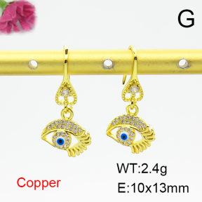 Fashion Copper Earrings  F6E404041vbnb-L024