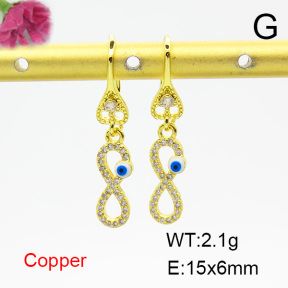 Fashion Copper Earrings  F6E404042vbnb-L024