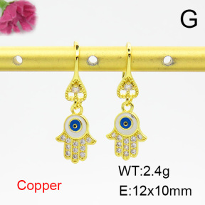 Fashion Copper Earrings  F6E404043vbnb-L024