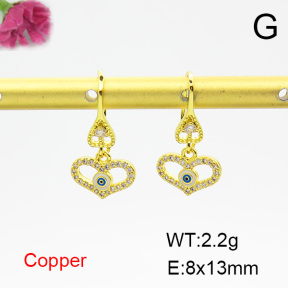 Fashion Copper Earrings  F6E404045vbnb-L024
