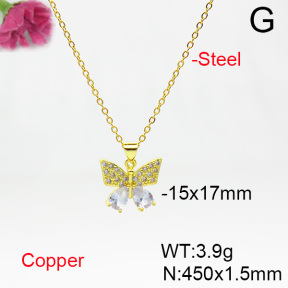 Fashion Copper Necklace  F6N404508aajl-L024