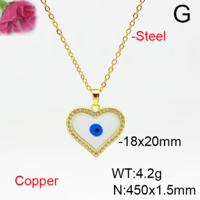 Fashion Copper Necklace  F6N404516aajl-L024