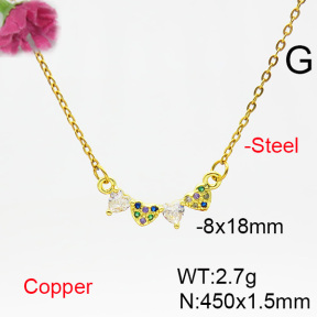Fashion Copper Necklace  F6N404525aajl-L024
