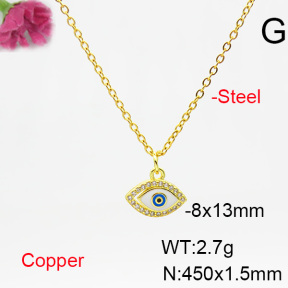 Fashion Copper Necklace  F6N404529vail-L024
