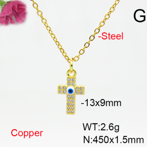 Fashion Copper Necklace  F6N404531vail-L024