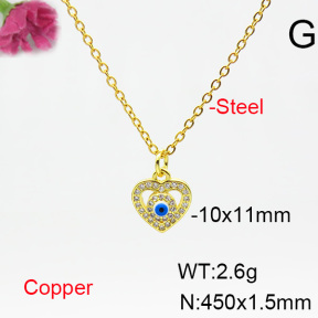 Fashion Copper Necklace  F6N404540vail-L024