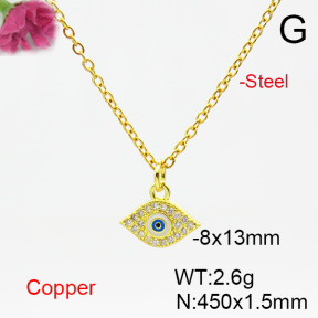 Fashion Copper Necklace  F6N404548vail-L024