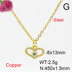 Fashion Copper Necklace  F6N404549vail-L024