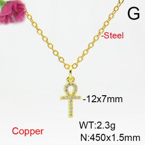 Fashion Copper Necklace  F6N404557vaia-L024