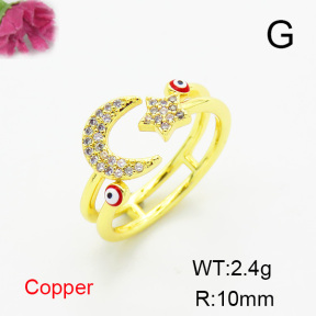Fashion Copper Ring  F6R401164ablb-L024