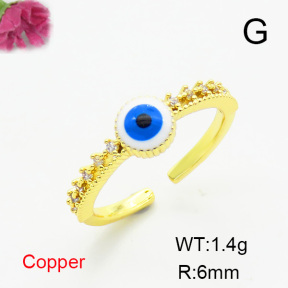 Fashion Copper Ring  F6R401166ablb-L024