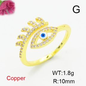Fashion Copper Ring  F6R401176ablb-L024