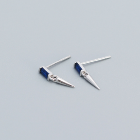 925 Silver Earrings WT:0.6g 13.2mm JR2664bhho-Y05 YHE0528