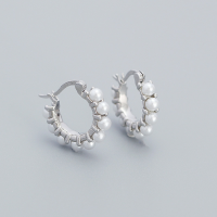 925 Silver Earrings WT:2.62g D:9.0mm L:15mm JR2684ajho-Y05 YHE0533