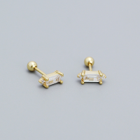 925 Silver Earrings WT:0.98g 8.3*12.3mm JR2687bhki-Y05 YHE0535