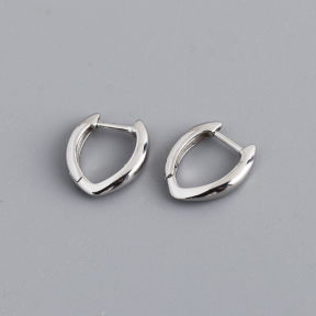 925 Silver Earrings WT:1.05g 2.5*10.5*12mm JR2691bhjm-Y10 EH1399