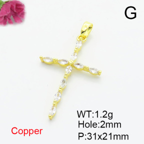 Fashion Copper Pendant  XFPC07128aajl-L024