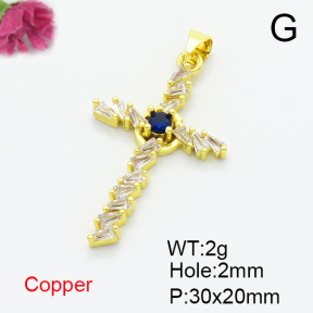 Fashion Copper Pendant  XFPC07130baka-L024