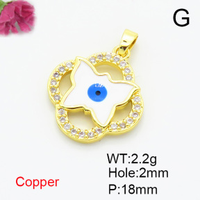 Fashion Copper Pendant  XFPC07158aajl-L024