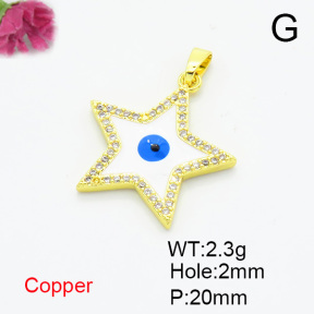Fashion Copper Pendant  XFPC07164aajl-L024