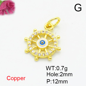 Fashion Copper Pendant  XFPC07194vail-L024