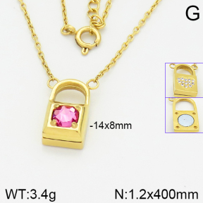 Stainless Steel Necklace  2N4001073vhov-323