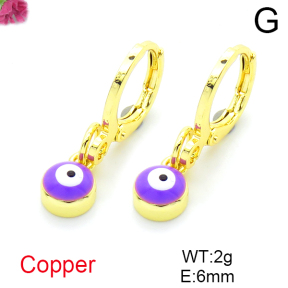 Fashion Copper Earrings  F6E301619aaik-L017