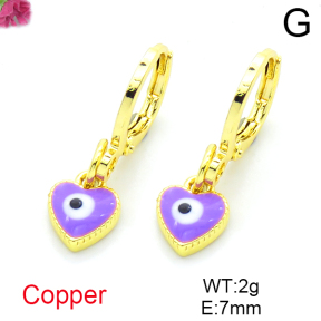 Fashion Copper Earrings  F6E301621aaik-L017