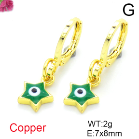 Fashion Copper Earrings  F6E301631aaik-L017