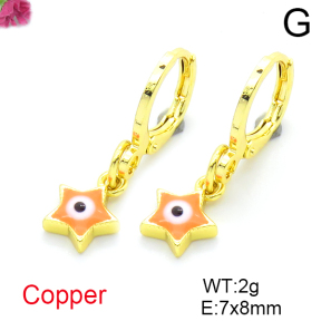 Fashion Copper Earrings  F6E301634aaik-L017